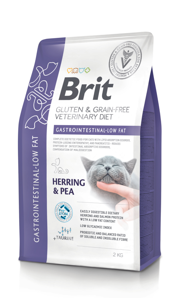 Image result for Brit GF Veterinary Diets Cat Gastrointestinal-Low fat - Xpet United